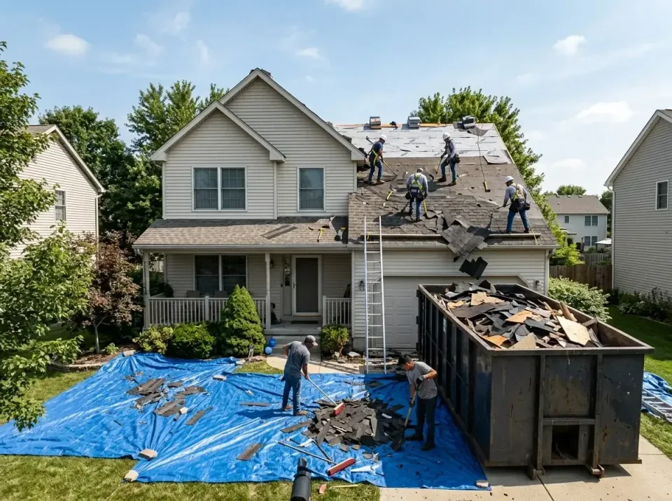 roof-replacement-debris-remova-004 — frequently asked questions, Cheapest Dumpster Rentals in Valley Falls, RI